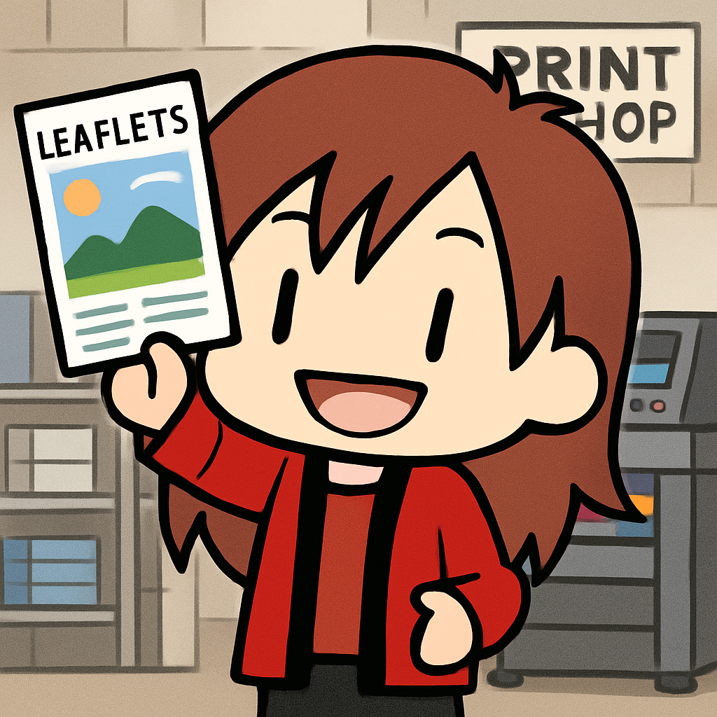 リーフレット印刷イメージ